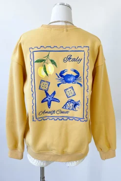 Amalfi Coast Graphic Sweater