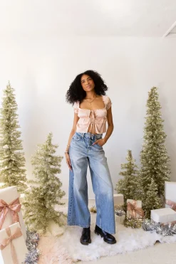 Anika Ultra Wide Leg Jeans by BDG