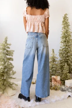 Anika Ultra Wide Leg Jeans by BDG