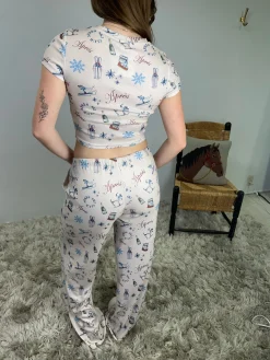 Apres Ski Short Sleeve Pajama Top