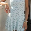 Asymmetrical Mini Tube Dress