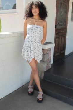 Asymmetrical Mini Tube Dress