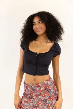 Babydoll Peasant Top