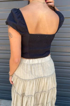 Babydoll Peasant Top