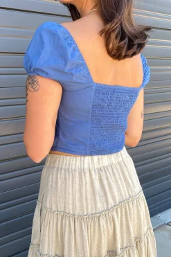 Babydoll Peasant Top