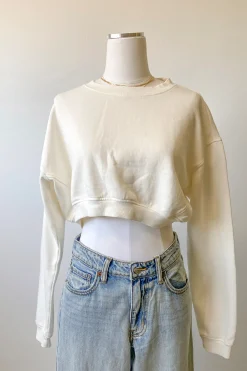 Basic Crop Sweatshirt