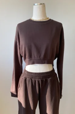 Basic Crop Sweatshirt