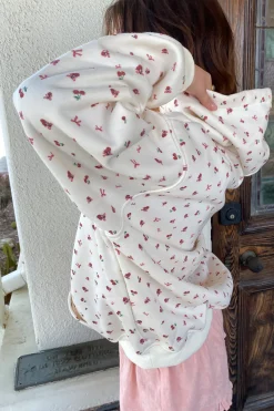 Cherry & Bow Print Hoodie