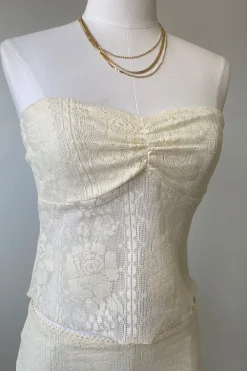 Crochet Lace Tube Top