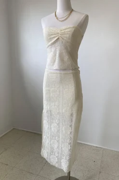 Crochet Lace Tube Top