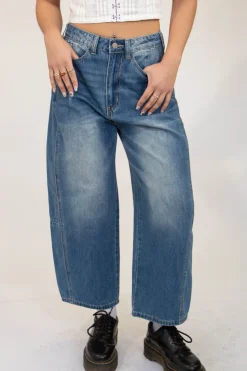 Crop Barrel Jeans by For Good