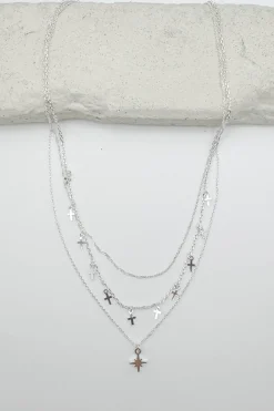 Dainty Cross Layered Necklace