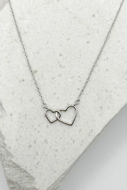 Dainty Heart Link Necklace