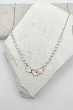 Dainty Heart Link Necklace