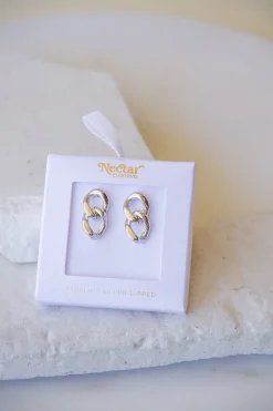 Dangly Chain Link Earrings