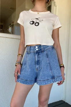 Denim Shorts by For Good