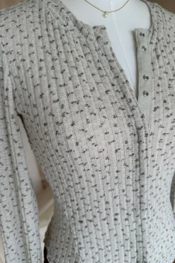 Ditsy Floral Long Sleeve Top