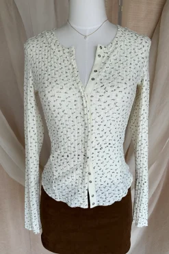 Ditsy Floral Long Sleeve Top