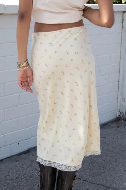 Ditsy Floral Midi Skirt
