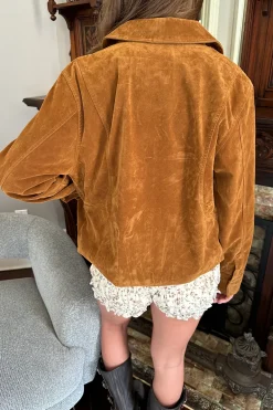 Faux Suede Jacket
