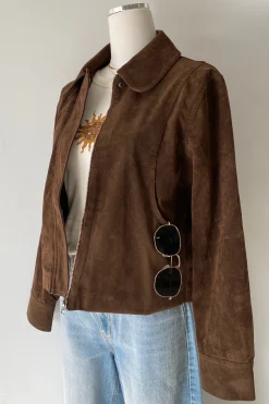 Faux Suede Jacket