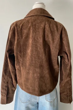 Faux Suede Jacket