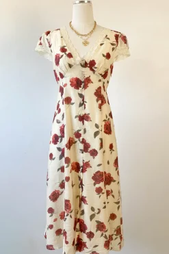 Floral Button Up Dress