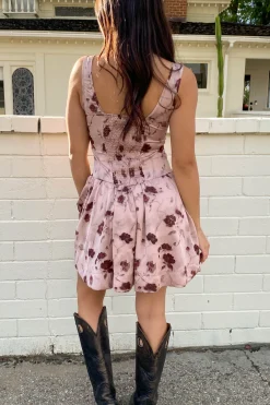 Floral Corset Mini Dress