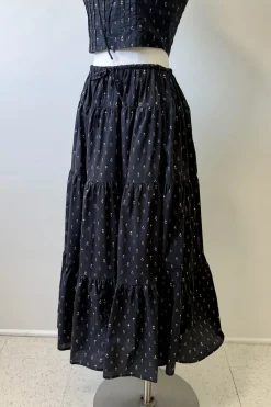 Floral Midi Skirt