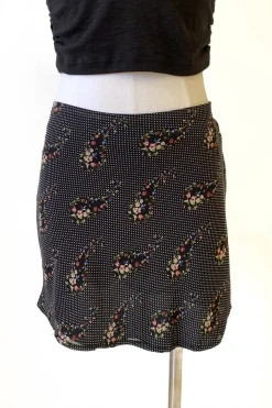 Floral Paisley Mini Skirt