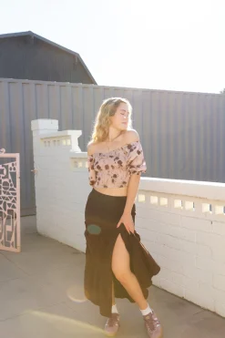Floral Smocked Top