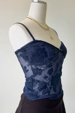 Floral Stretch Lace Top
