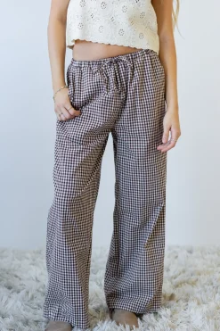 Gingham Pants