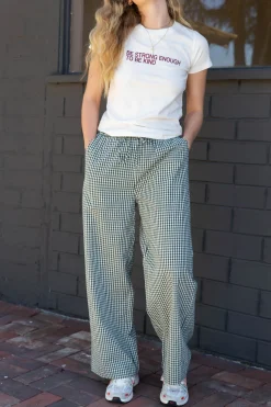 Gingham Pants