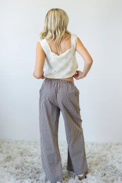 Gingham Pants