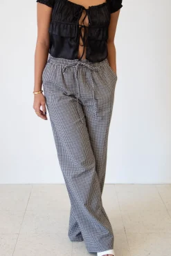 Gingham Pants