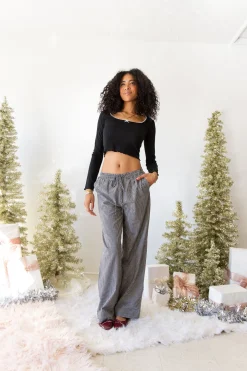 Gingham Pants