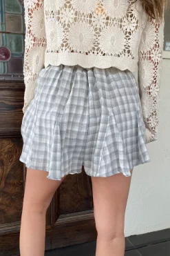 Gingham Short Skort
