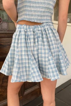Gingham Short Skort