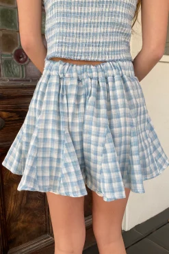 Gingham Short Skort