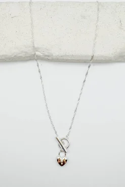 Heart Lock Pendant Necklace