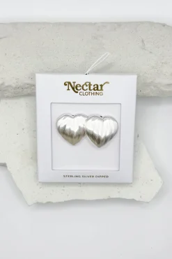 Heart Stud Earrings
