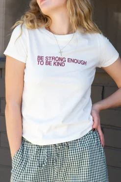 Kindness Long Loose Graphic Baby Tee