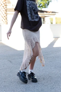Lace Boho Skirt