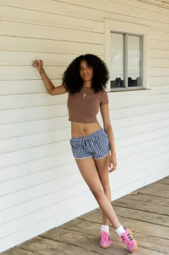 Lace Edge Boxer Shorts