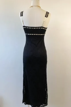 Lace Sleeveless Maxi Dress