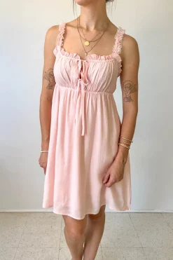 Lacey Babydoll Mini Dress