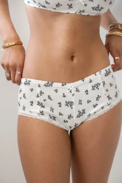 Lacey Floral Hipster Panty