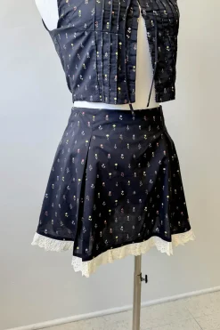 Lacey Layered Mini Skirt