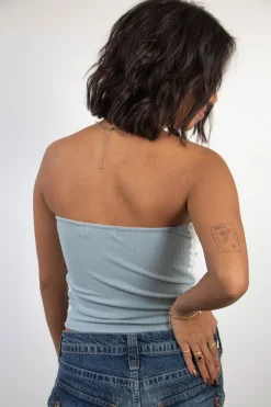 Lacey Pointelle Tube Top